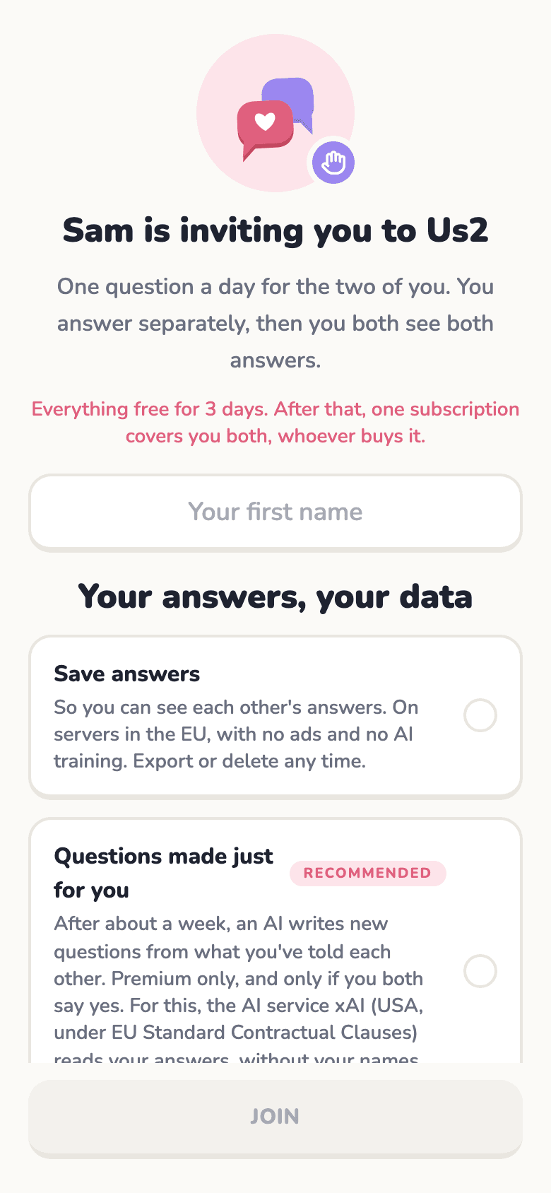 Invite by link