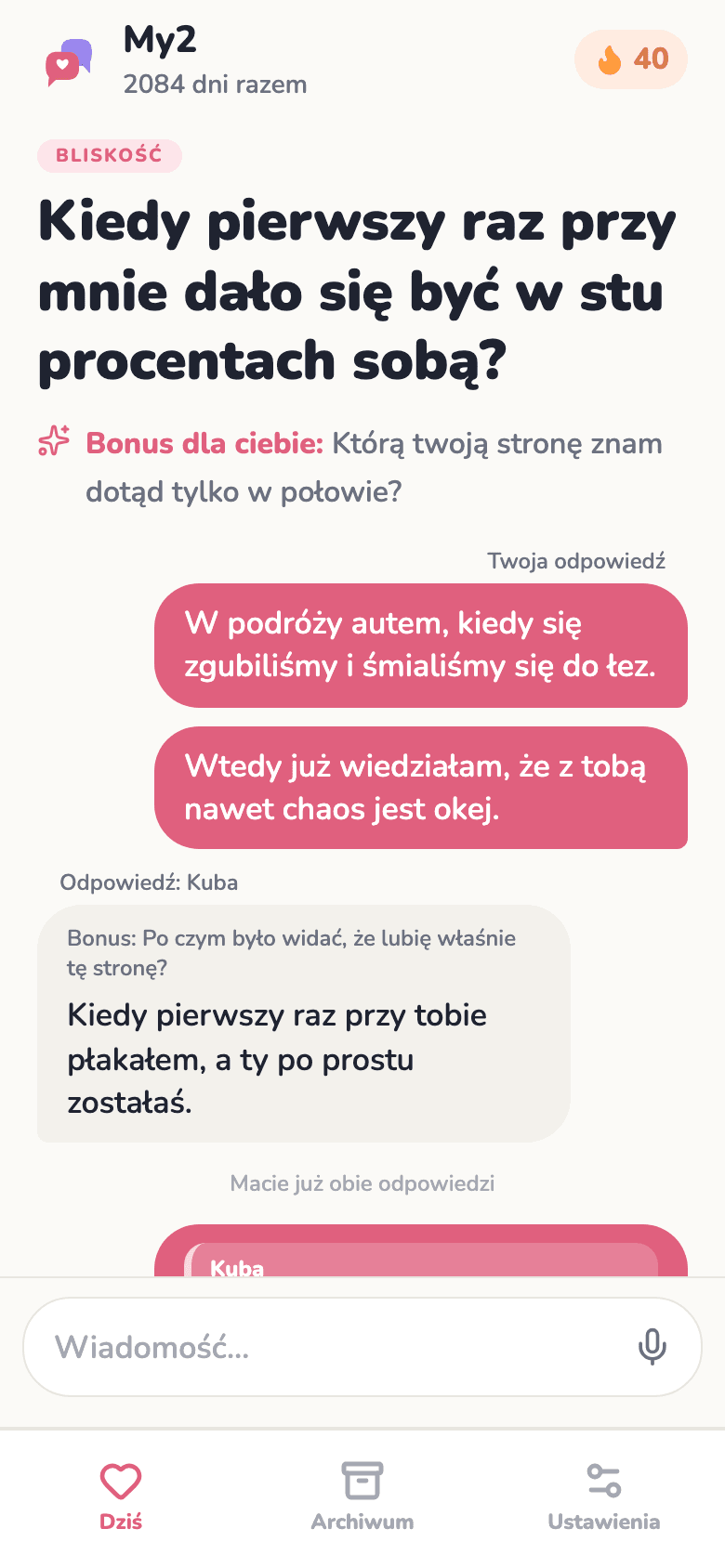 Obie odpowiedzi i czat pod spodem